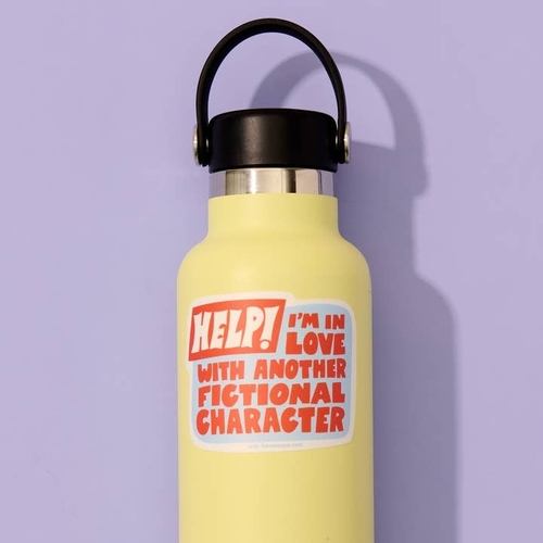 In Love With A Fictional Character - Vinyl Sticker