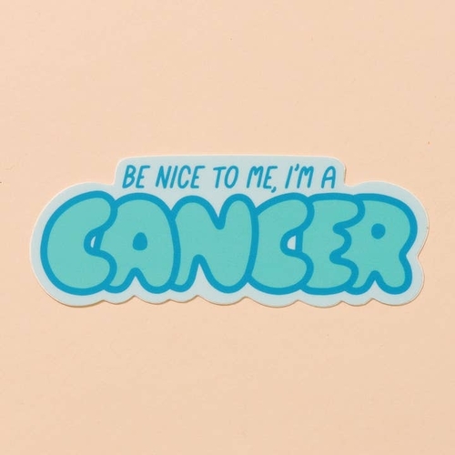 Cancer Vinyl Sticker 