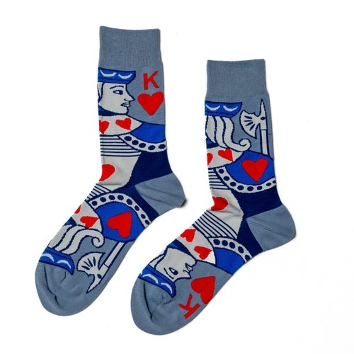 Men's Socks - King of Hearts