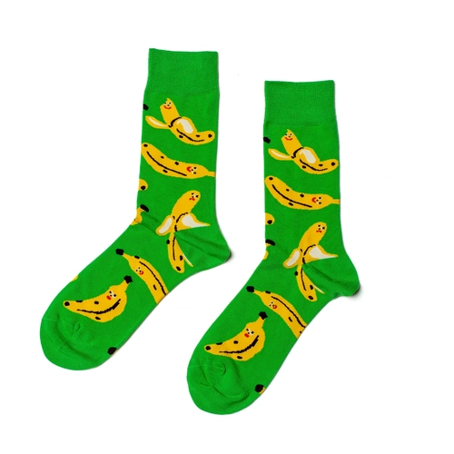Men's Socks - Kristina Micotti Banana Crew Socks