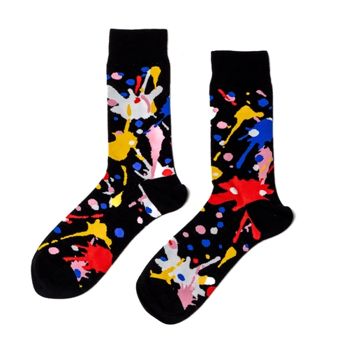 Men's Socks - Paint Splatter