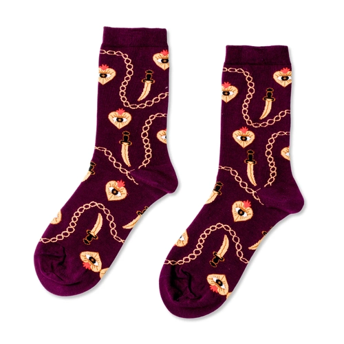 Women's Socks - Heart and Dagger