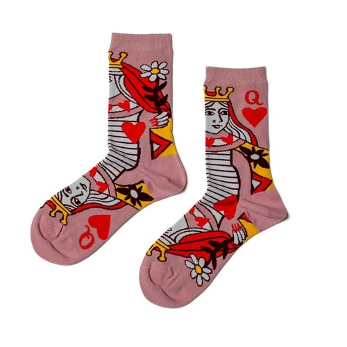 Women's Socks - Queen of Hearts