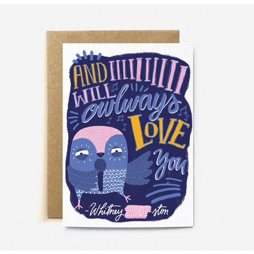 And I Will Always Love You (large card)