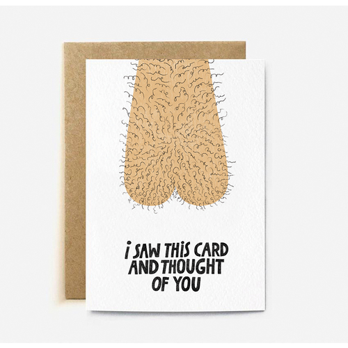 I Saw This Card and Thought of You (Old Balls) (large card)