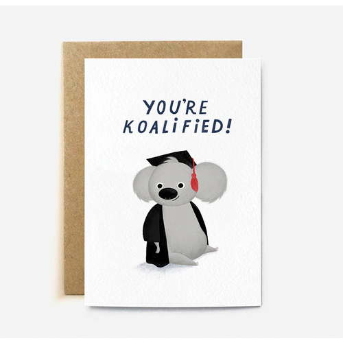You're Koalafied! (large card)