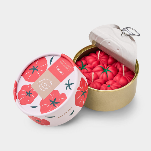 Tomato Scented Soy Candle Can