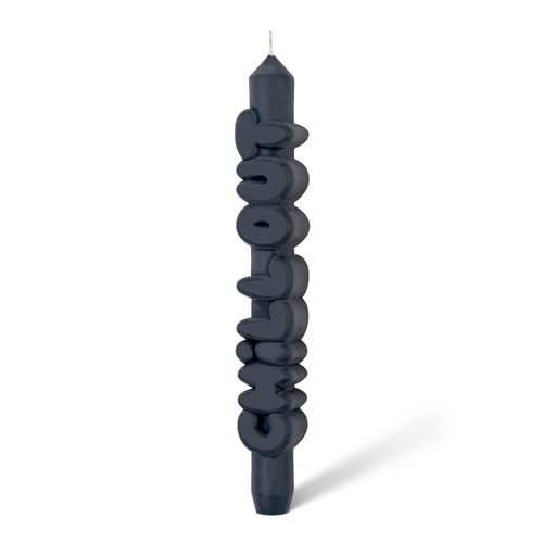 Chill Out 3D Taper Candle Black