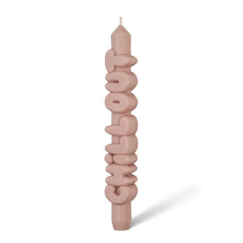 Chill Out 3D Taper Candle Cream