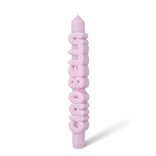 Ciao Bella 3D Taper Candle Lilac