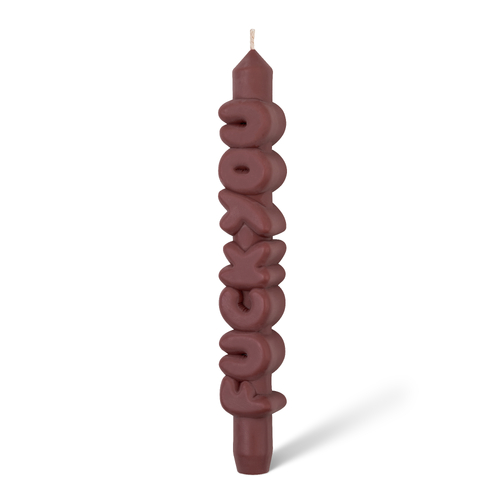 F*ck You 3D Taper Candle Mocha