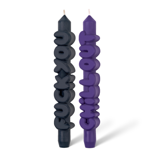 F*ck You, Chill Out 3D Taper Candle Set