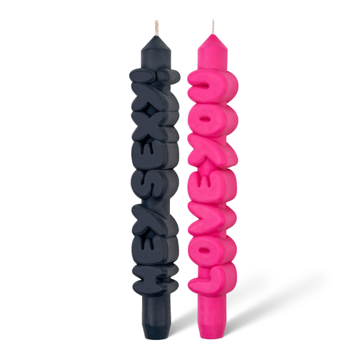 Hey Sexy!, Love You 3D Taper Candle Set