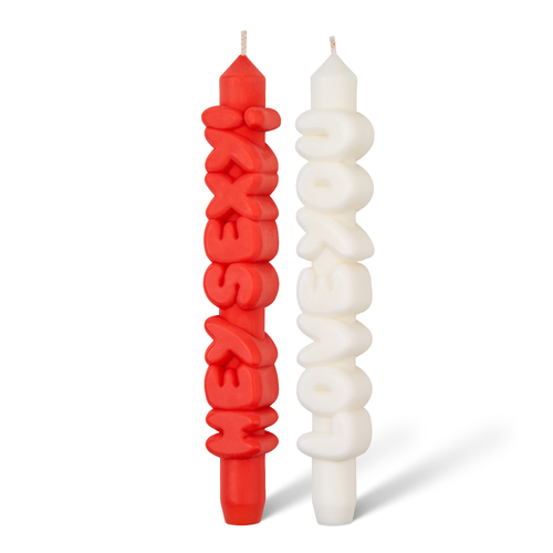 Hey Sexy!, Love You 3D Taper Candle Set