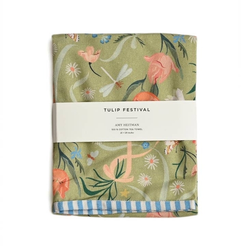 Tulip Festival Tea Towel
