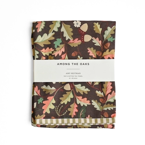 Among the Oaks Tea Towel