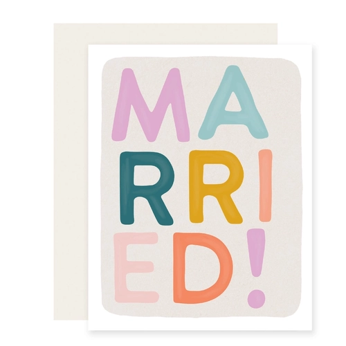 Married! Block Letters