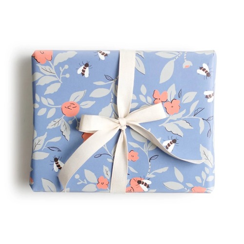 Floral Bee 3 Sheet Roll