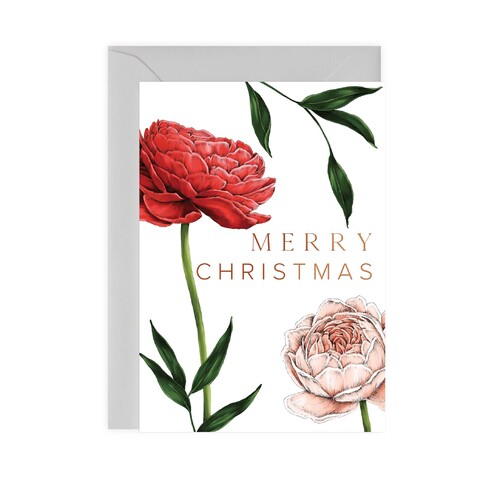 Rose - White Merry Christmas