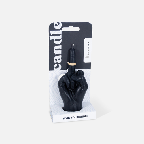 F*ck You Candle Hand Black - small